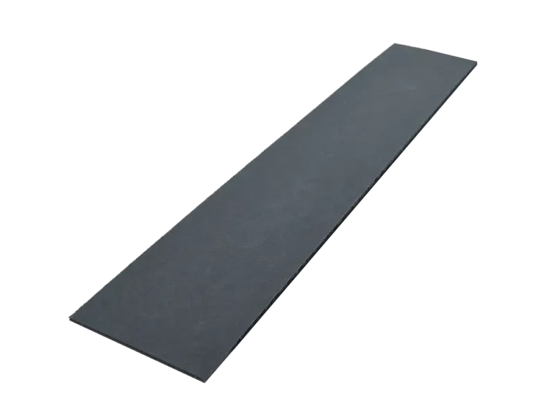 Fender-Stil Eyeletboard, blank,  schwarz, 406 x 76 x 1,5 mm