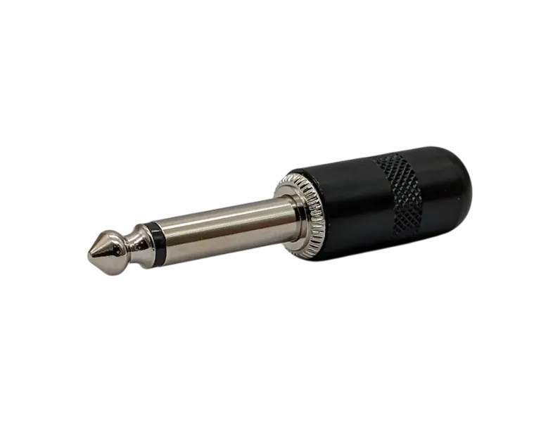 6,3 mm (1/4 Zoll) Klinkenstecker, mono, kurze Ausführung