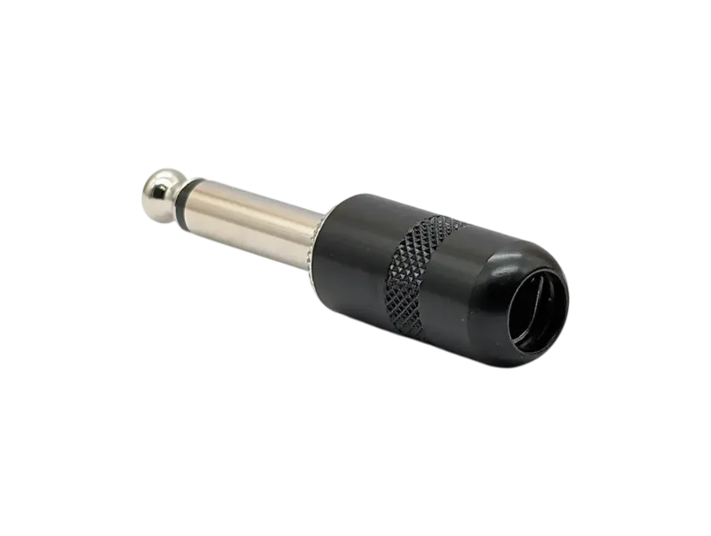 6,3 mm (1/4 Zoll) Klinkenstecker, mono, kurze Ausführung