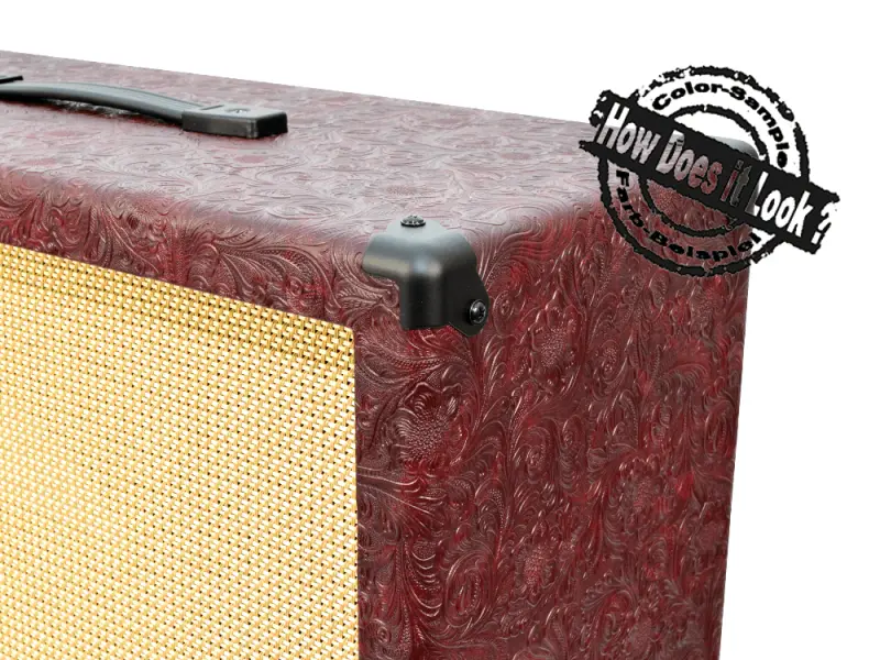 Tolex Tube-Town Western-Style Rotwein