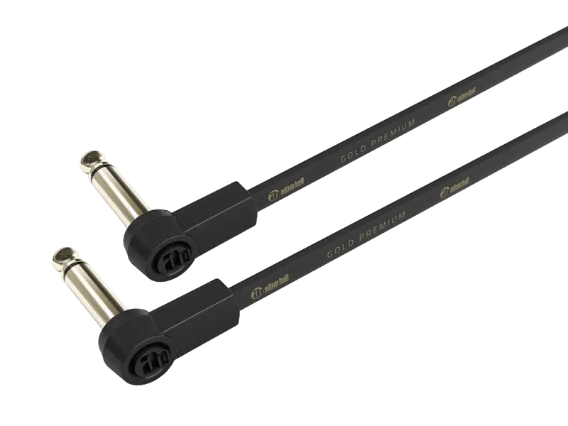Pedalboard Patch Cable angled Jack, low profile , 0,6 m