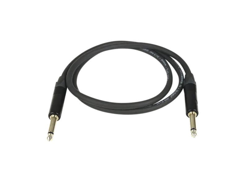 Speaker cable, 2 x 6,3 mm plug, 0,5 m - PREMIUM