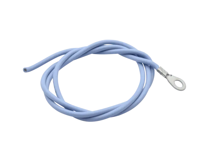 TTCA Sil-Wire 0,75 mm² with lug, blue, assembled