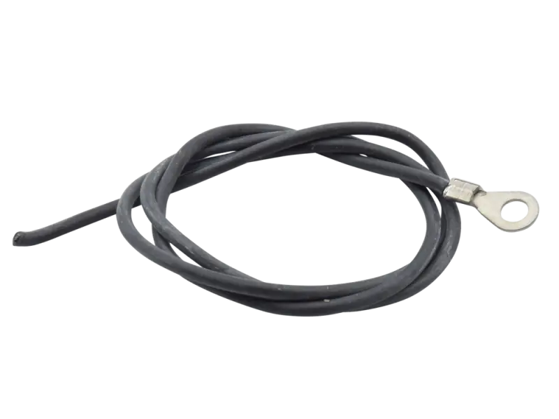 TTCA Sil-Wire 0,75 mm² with lug, black, assembled