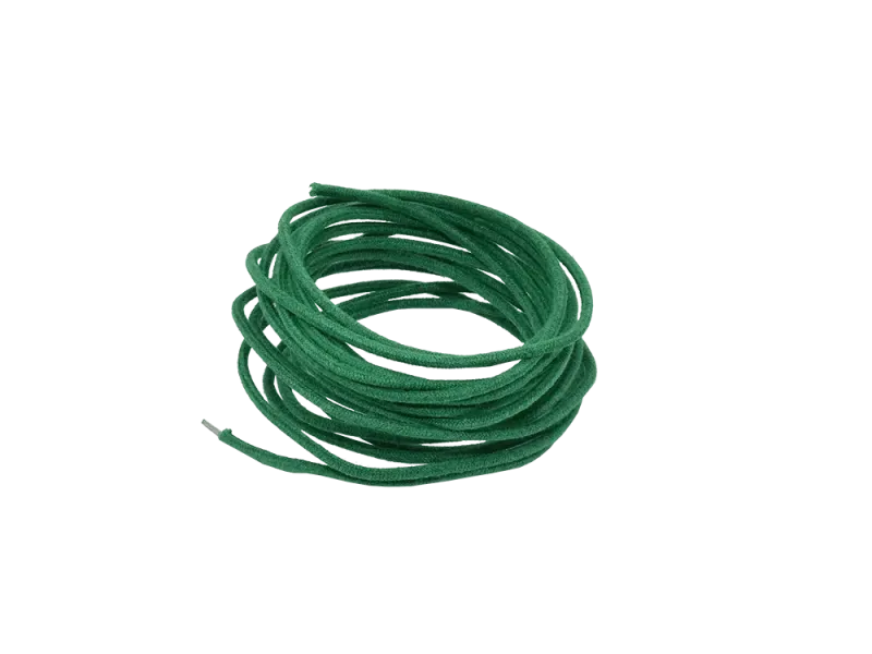 Stoffleitung, starr AWG #18 (0,82 mm²), grün, 3 m