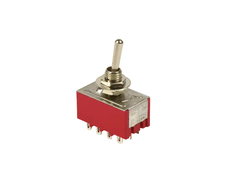 Kippschalter, 4-pol Wechsler EIN-AUS-EIN