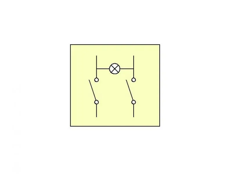 Rocker switch, 2 position, DPST, ON-OFF, lighted red