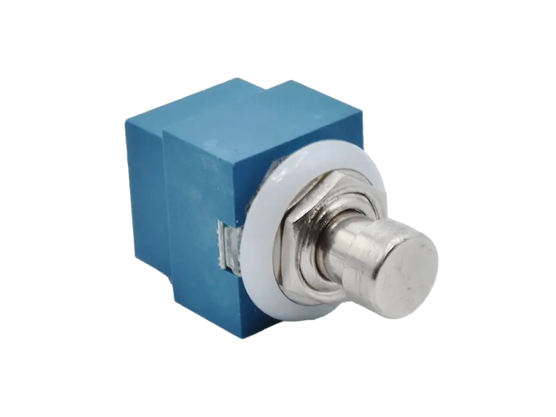 Fußschalter 3-Pol Wechsler, LED Ring Grün ohne Kappe