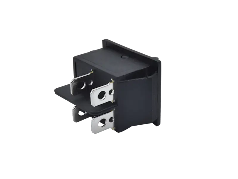 Wippenschalter 2-polig, EIN-AUS , schwarz