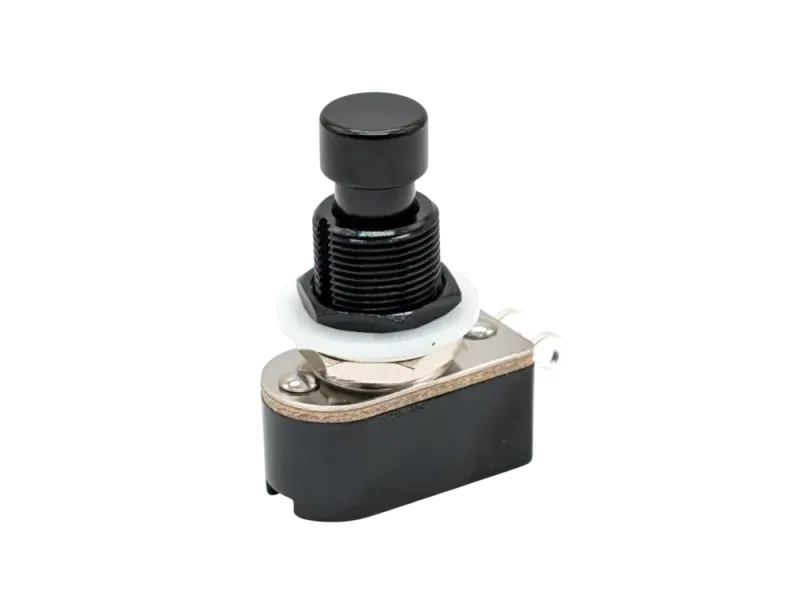 Fußtaster 1-Pol, AUS - (EIN) - schwarz