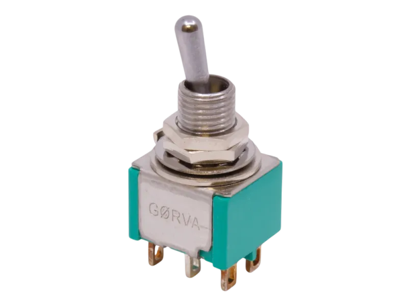 Miniatur-Kippschalter, 2-pol Wechsler EIN-EIN - Gorva Design