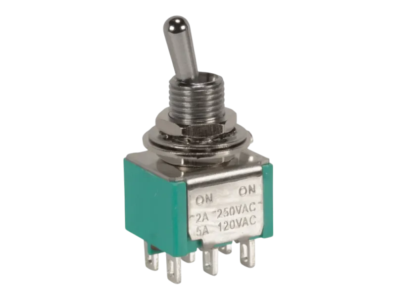 Miniatur-Kippschalter, 2-pol Wechsler EIN-EIN - Gorva Design