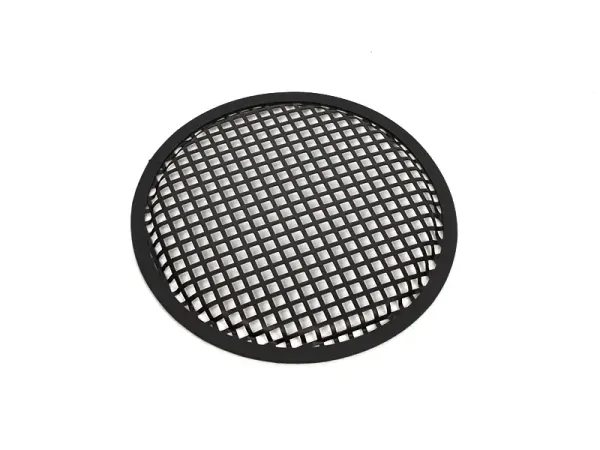 Lautsprecher Gitter, flach, schwarz, 12"