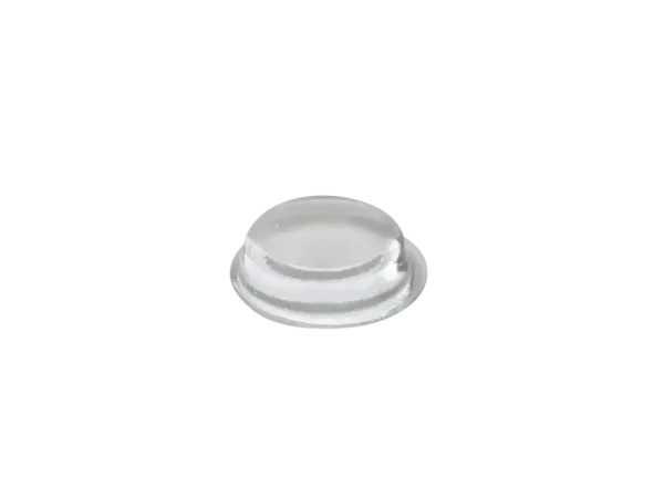 Gummifüsse Rund Flach, selbstklebend, transparent - 24 Stk.