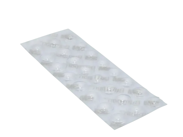 Gummifüsse Rund klein, selbstklebend, transparent - 24 Stk.