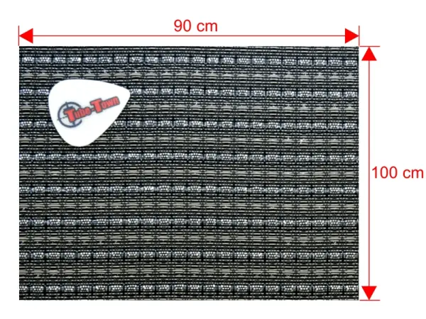 Grillcloth Ampeg Black-Silver - 90 x 90 cm