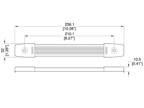 Strap Handle black w/ black ends