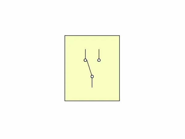 Fußschalter Carling 112-P, 1-pol Wechsler