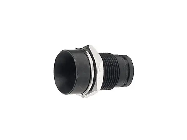 LED Ø3 mm Metallfassung Innenreflektor, schwarz