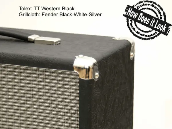 Tolex Tube-Town Western-Style Schwarz