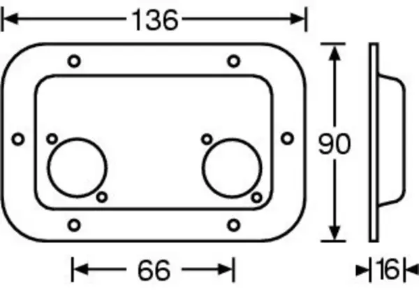 Anschlussterminal für 2 XLR / Speakon Buchsen