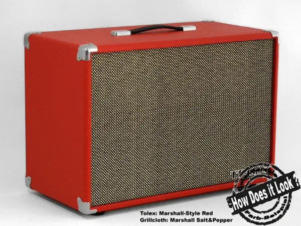 PIECE OF TOLEX, Marshall-Style Levant Red / Rot, min. 100 x 40 cm