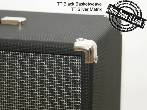 PIECE OF TOLEX, Tube-Town Black Basketweave, min. 100 x 40 cm