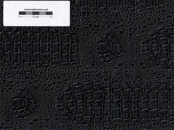 RESTSTÜCK Tolex Tube-Town Alligator Schwarz, min. 100 x 40 cm