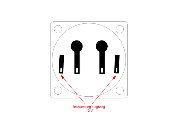 Retro Panel Meter 300 V AC