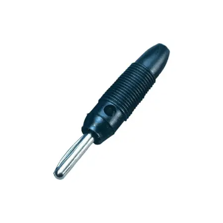 Vollkontaktstecker 4.0 mm, schwarz