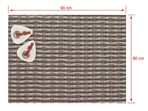 Frontbespannung Fender Schwarz-Weiss-Silber - 60 x 90 cm