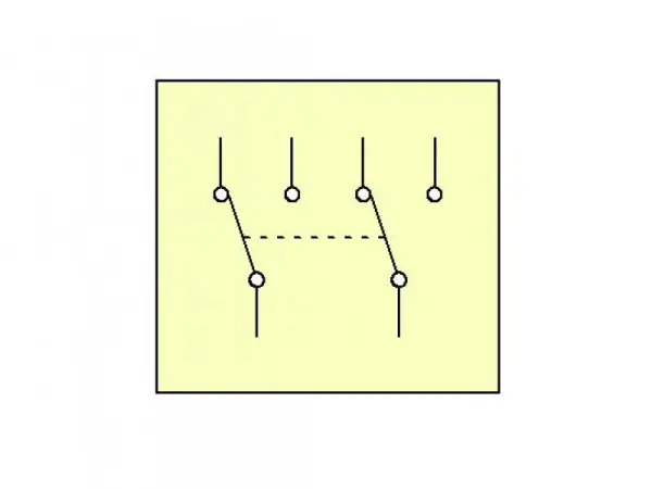 Kippschalter APEM 646 H/2 - 2-Pol Wechsler, EIN-EIN