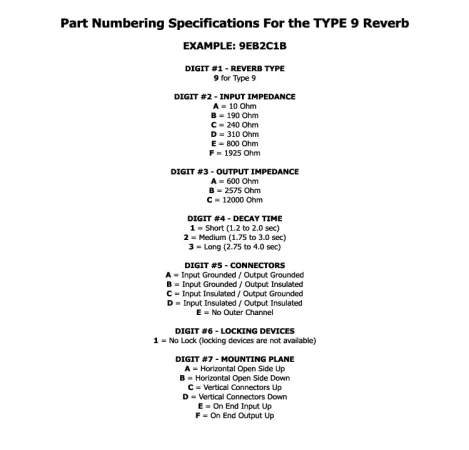 Accutronics Reverb Tank 9AB2C1B
