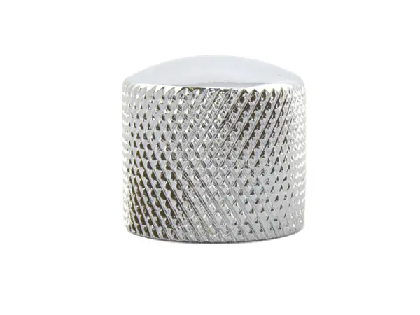 Knopf Metall, Tele-Stil, chrome