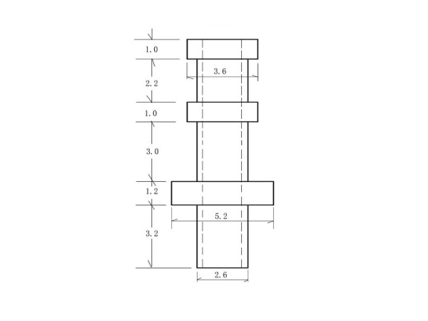 Turret Tube-Town Type 32 - 25 pcs GOLD