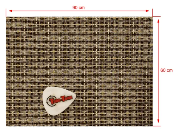 Grillcloth Fender Black-White-Silver AGED - 60 x 90 cm