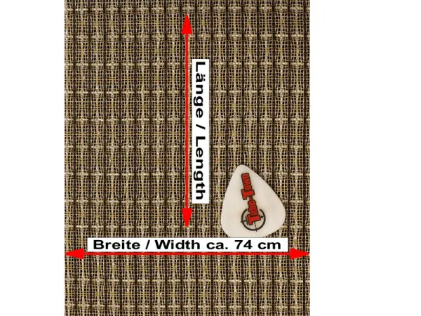 Grillcloth Tube-Town Vintage Gold - 74 x 100 cm