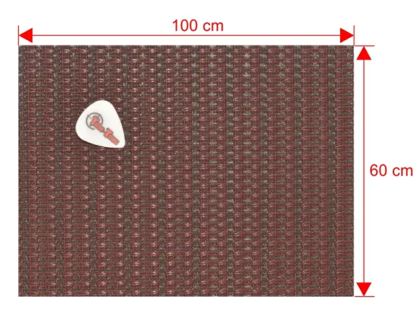 Frontbespannung Tube-Town Rust - 58 x 100 cm