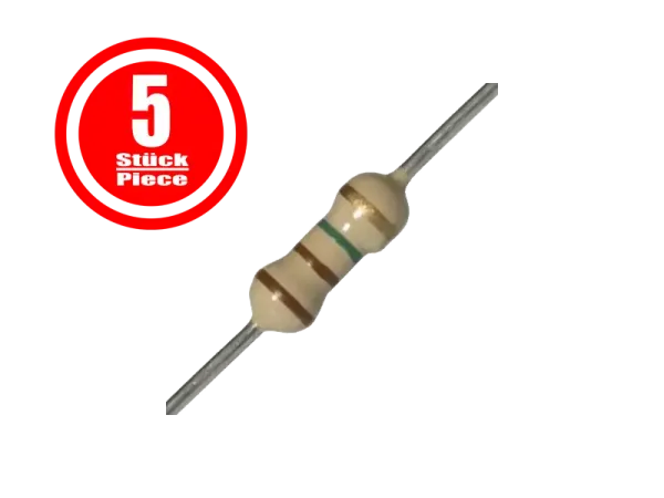 Carbon Film Widerstand 47k / 1 Watt - 5er Packung