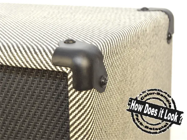 Tolex Tube-Town Tweed Vinyl weiss