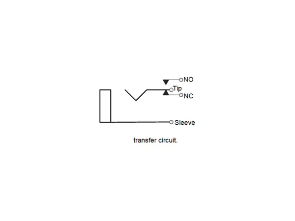 Switchcraft 13A, 6,3 mm jack - Transfer Circut