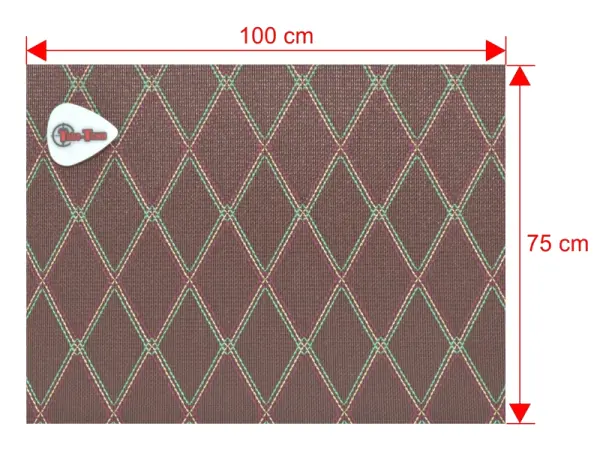 Grillcloth VOX Style Diamant brown - 100 x 75 cm