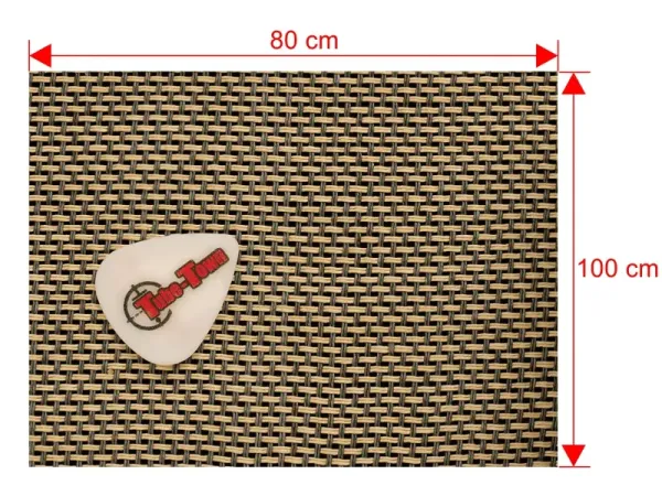 Frontbespannung British JTM30 Black + Tan - 80 x 100 cm