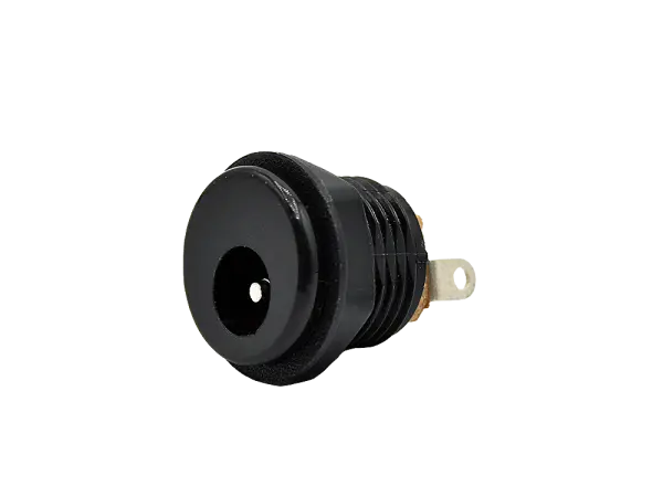 Power supply chassis sockets, for front side mounting