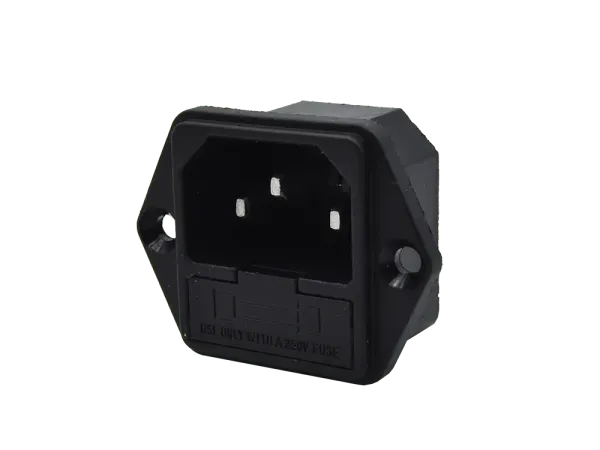 Power Jack IEC 320 / C14 with fuseholder