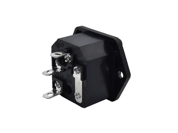 Power Jack IEC 320 / C14 with fuseholder