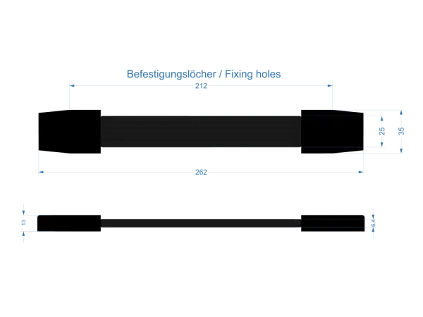 Riemengriff Marshall, schwarz