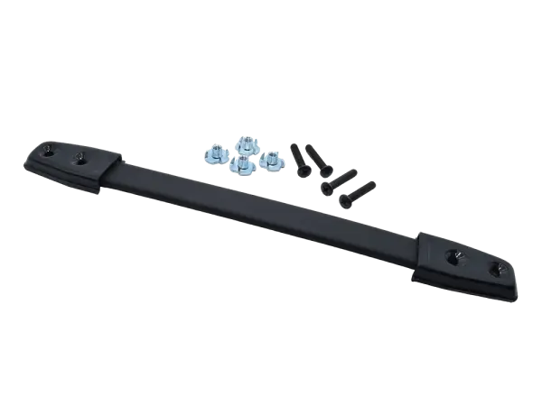 Koffergriff Fender-Stil, 2-Loch, 300 mm, schwarz