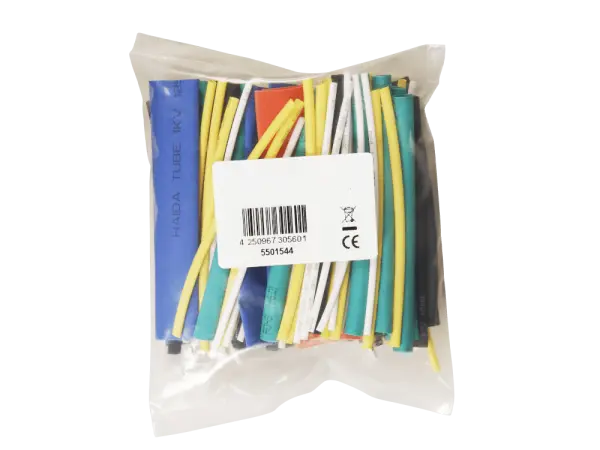 Schrumpfschlauch-Sortiment, 100-teilig, bunt
