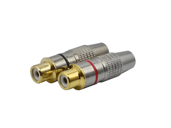 RCA phono jackgold plated, PAIR - HQ